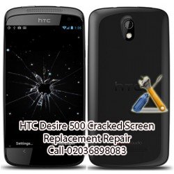 HTC Desire 500 Cracked Screen Replacement Repair
